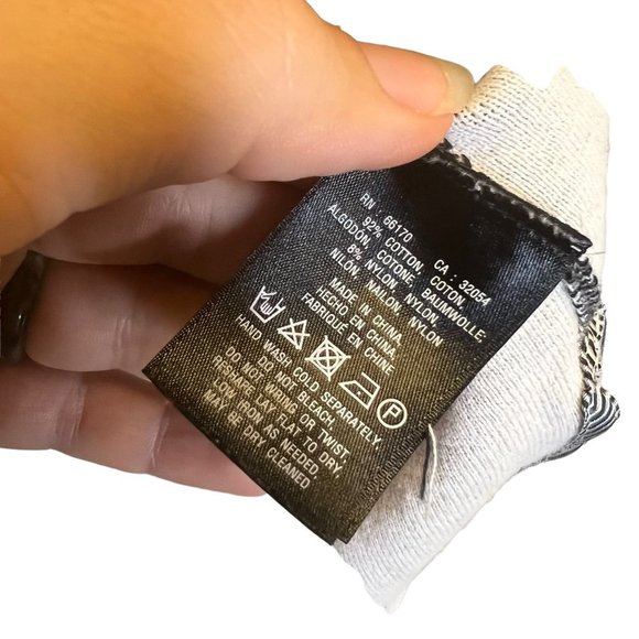 MOTH Black Grey Mock Neck Knit Sleeveless Top Medium - Picture 4 of 6